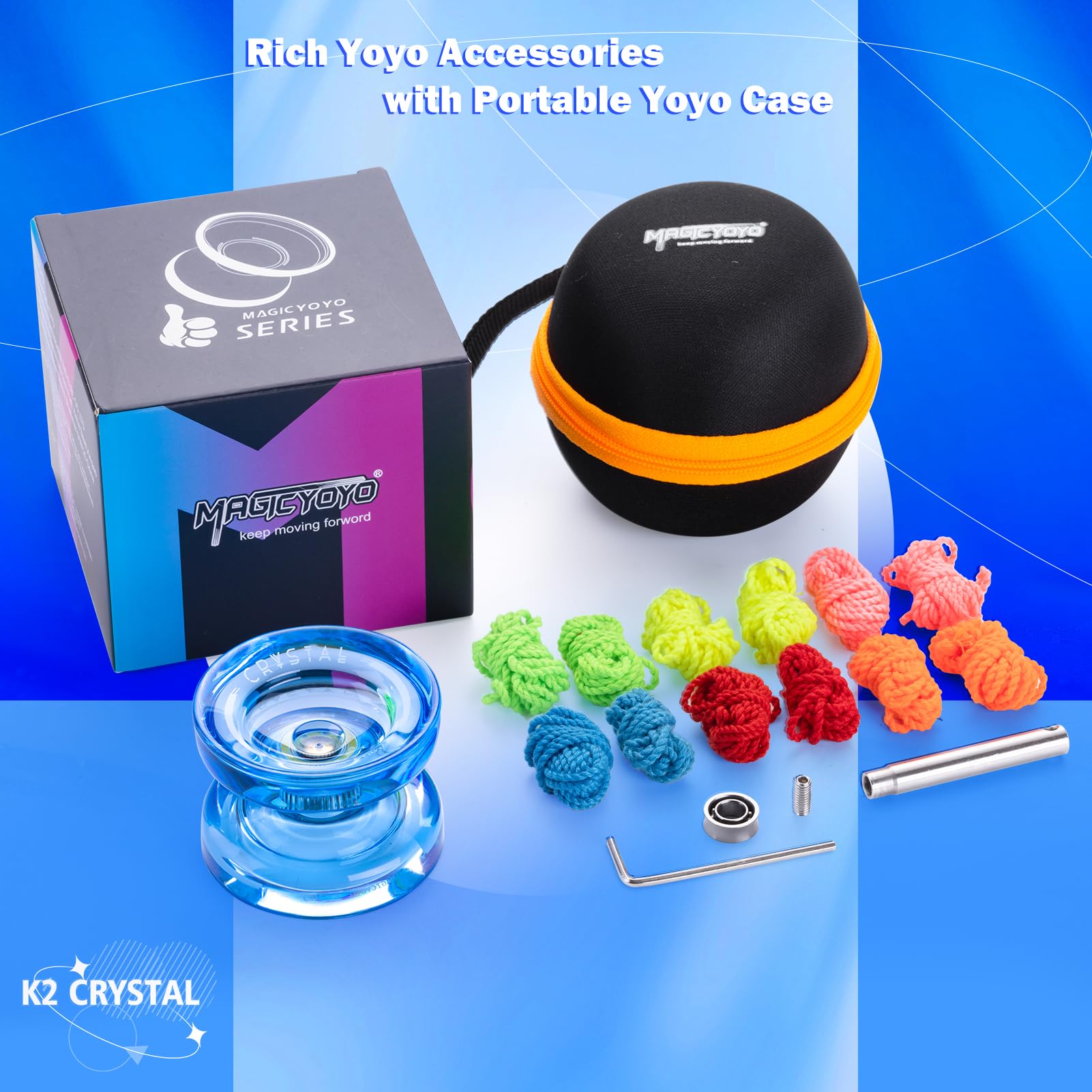 Amazon | MAGICYOYO プロフェッショナル クリスタル ヨーヨーK2